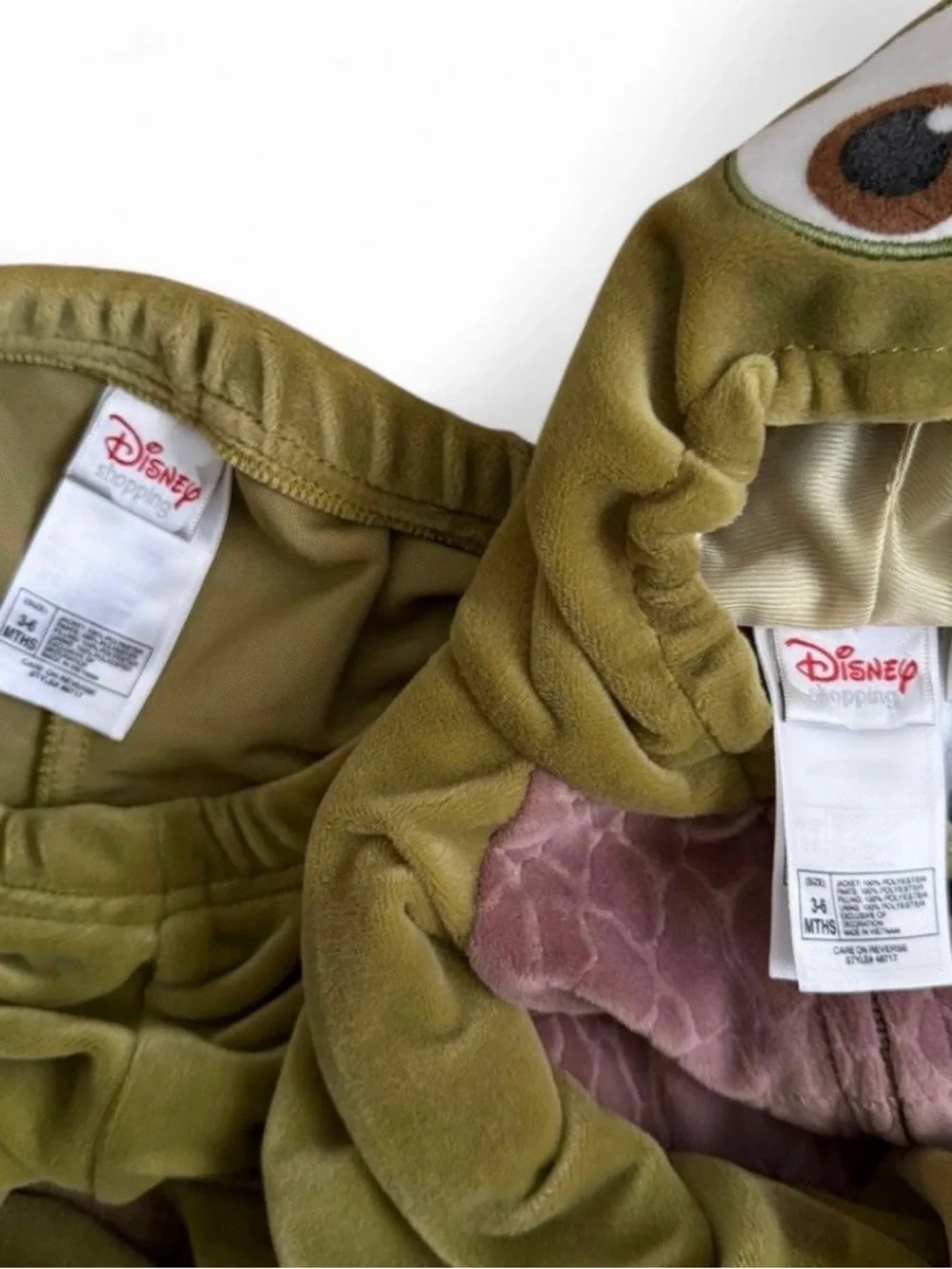 Disney Store vintage Pixar Finding Nemo Turtle  Squirt baby costume